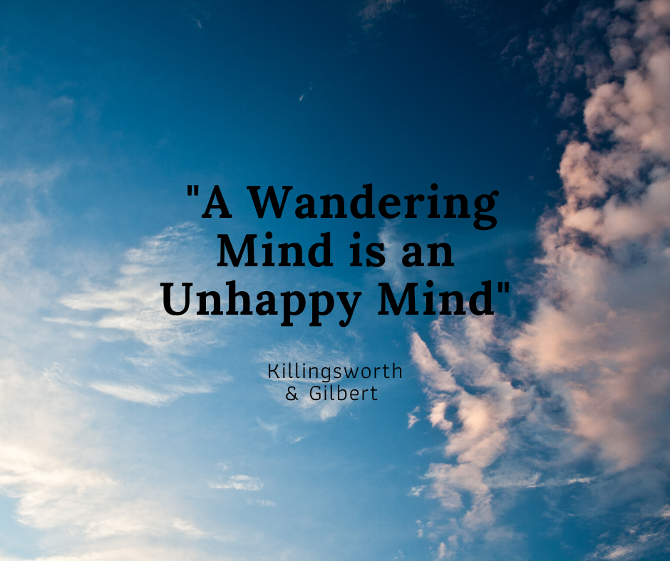 a wandering mind is an unhappy mind paper